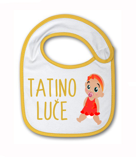 Poklon za rodjendan  deca/Portikle za bebe/tatino luce zuta zenska.jpg